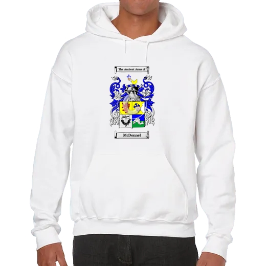 McDonnel Unisex Coat of Arms Hooded Sweatshirt