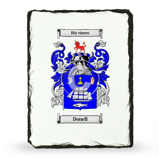 Donell Coat of Arms Slate