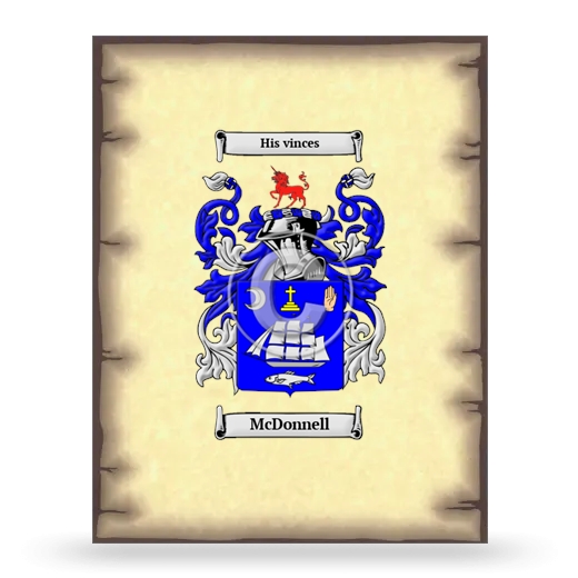 McDonnell Coat of Arms Print