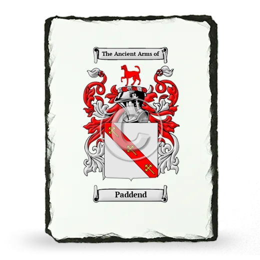 Paddend Coat of Arms Slate