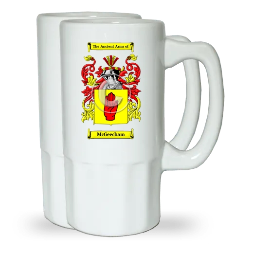 McGeecham Pair of Beer Steins