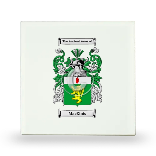 MacKinis Small Ceramic Tile with Coat of Arms