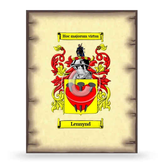 Lennynd Coat of Arms Print