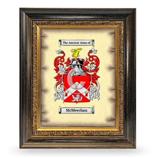 McMeechan Coat of Arms Framed - Heirloom