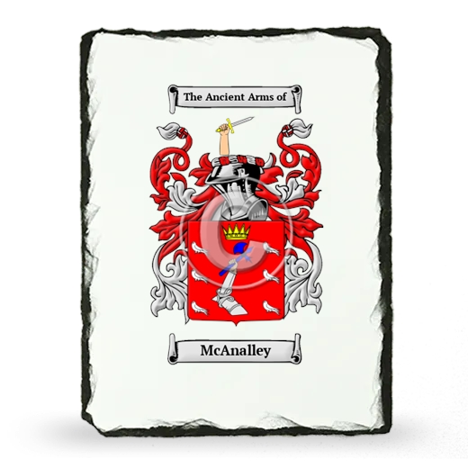 McAnalley Coat of Arms Slate