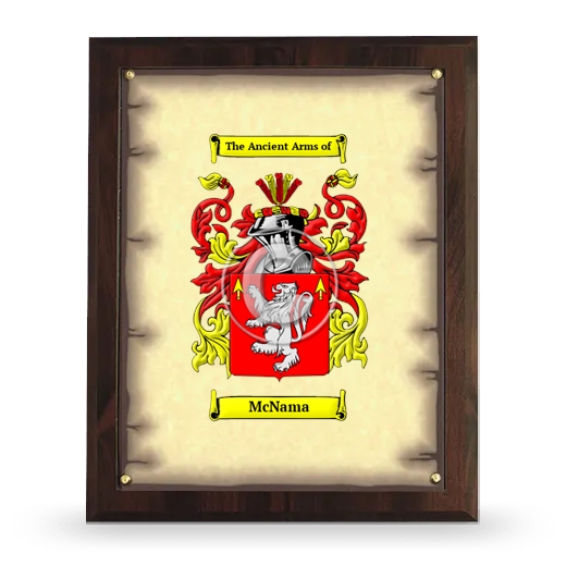McNama Coat of Arms Plaque