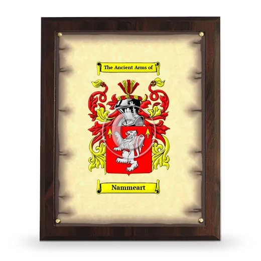 Nammeart Coat of Arms Plaque