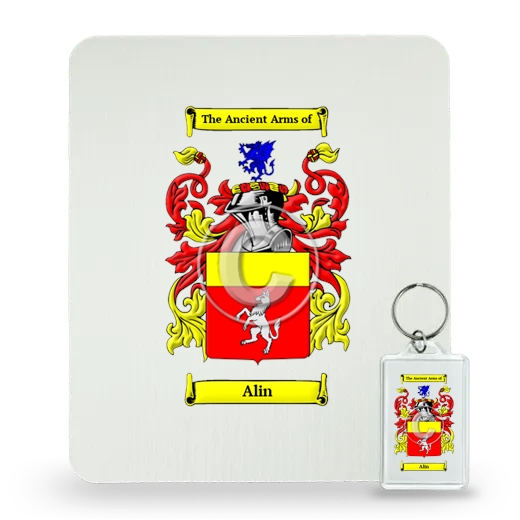 Alin Mouse Pad and Keychain Combo Package