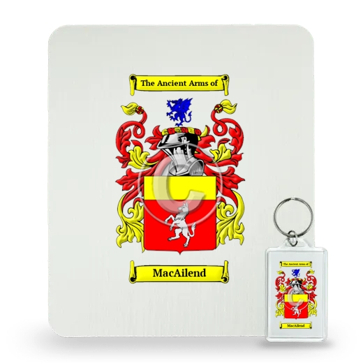 MacAilend Mouse Pad and Keychain Combo Package