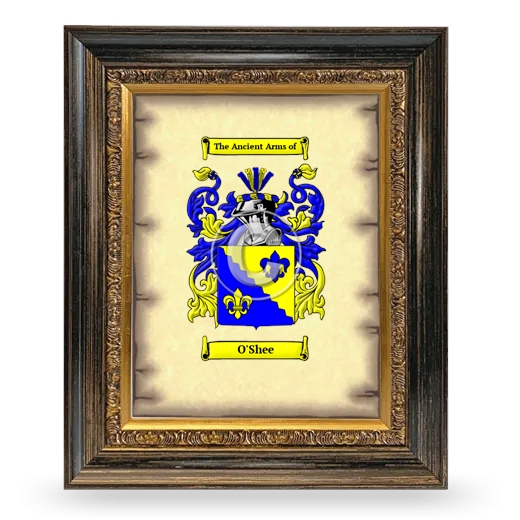 O'Shee Coat of Arms Framed - Heirloom