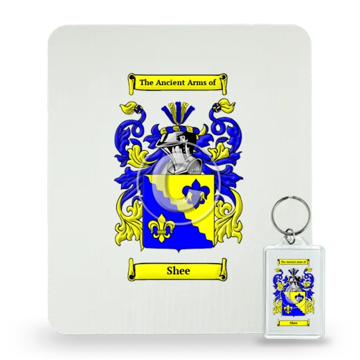Shee Mouse Pad and Keychain Combo Package