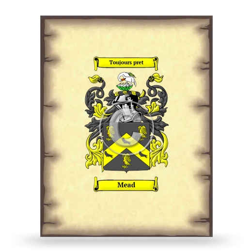 Mead Coat of Arms Print