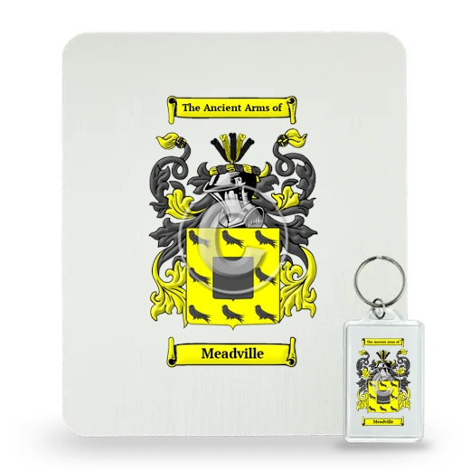 Meadville Mouse Pad and Keychain Combo Package