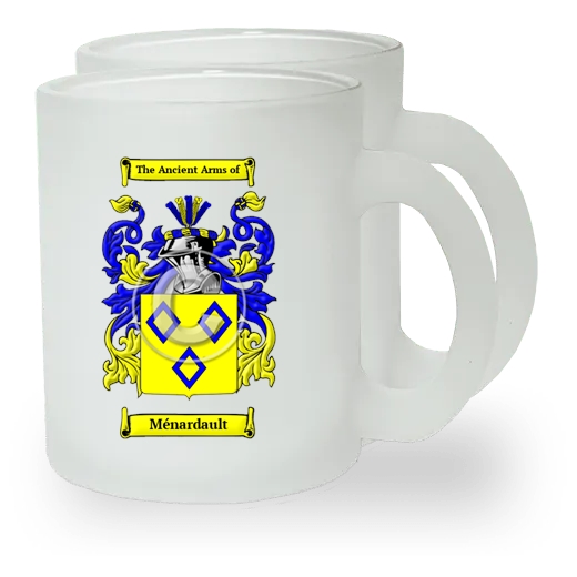 Ménardault Pair of Frosted Glass Mugs