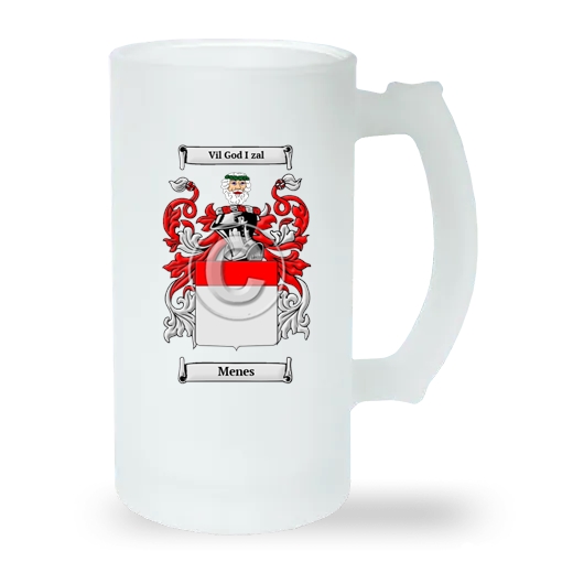 Menes Frosted Beer Stein