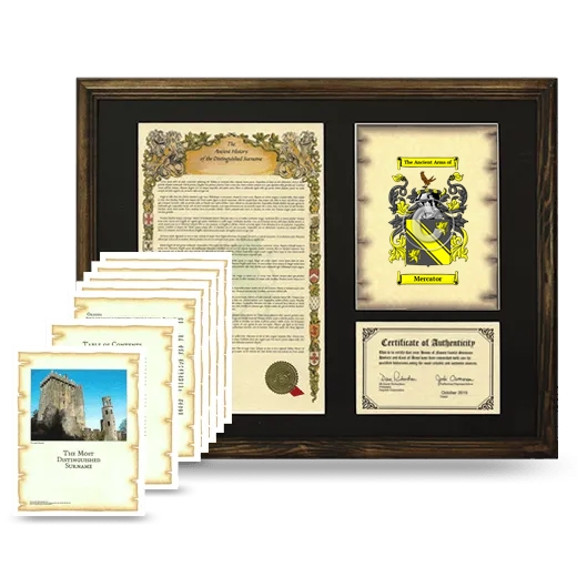 Mercator Framed History And Complete History- Brown