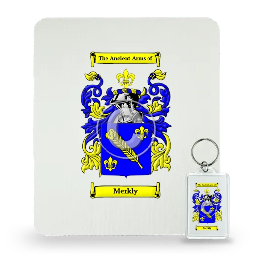 Merkly Mouse Pad and Keychain Combo Package