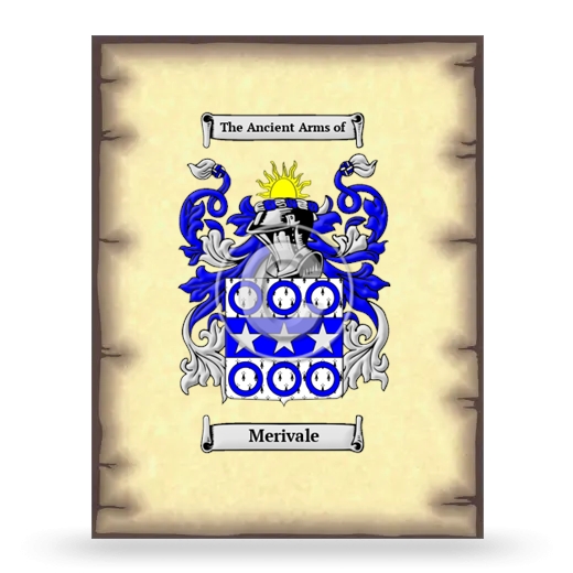 Merivale Coat of Arms Print