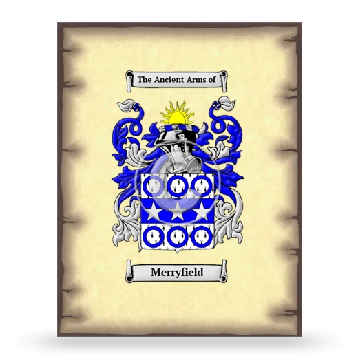 Merryfield Coat of Arms Print