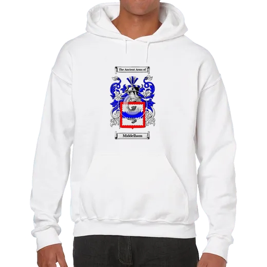 Middelham Unisex Coat of Arms Hooded Sweatshirt