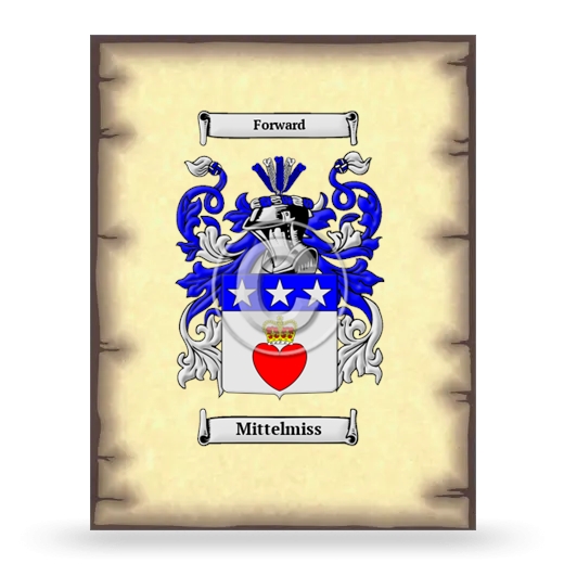 Mittelmiss Coat of Arms Print