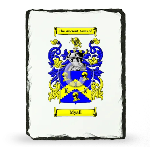 Myall Coat of Arms Slate