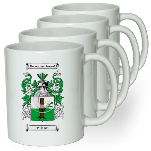 Milanci Coffee mugs (set of four)