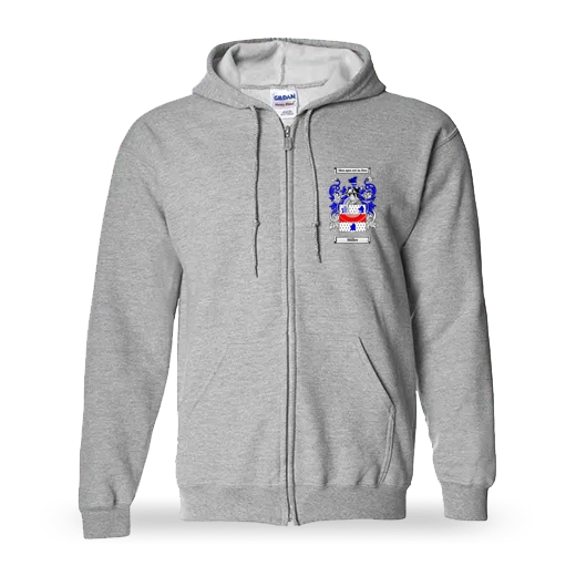 Miller Unisex Coat of Arms Zip Sweatshirt