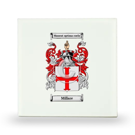 Millare Small Ceramic Tile with Coat of Arms