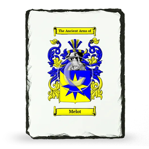 Melot Coat of Arms Slate