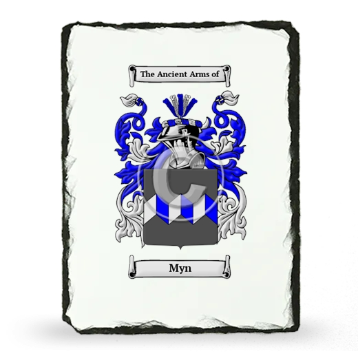 Myn Coat of Arms Slate