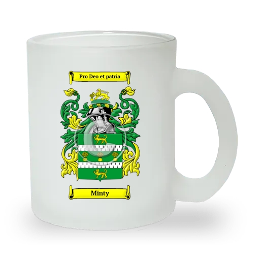 Minty Frosted Glass Mug