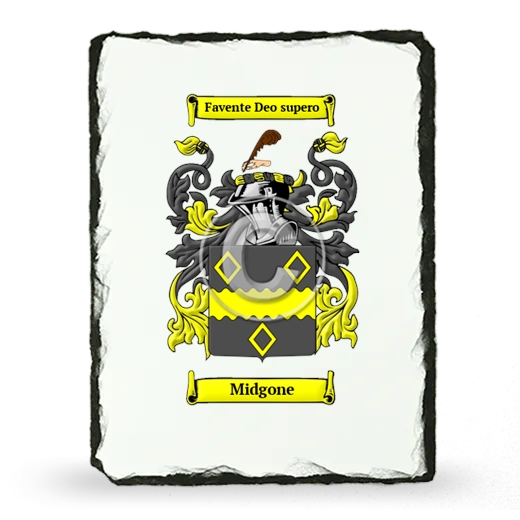 Midgone Coat of Arms Slate