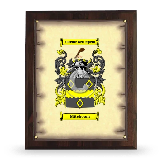 Mitchoom Coat of Arms Plaque