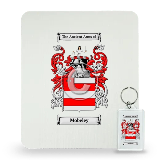 Mobeley Mouse Pad and Keychain Combo Package