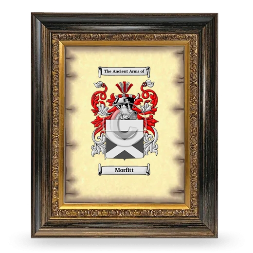 Morfitt Coat of Arms Framed - Heirloom