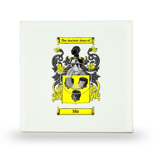 Mir Small Ceramic Tile with Coat of Arms