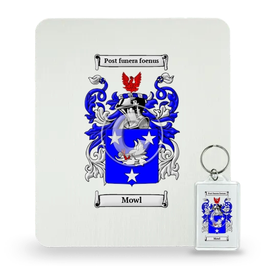 Mowl Mouse Pad and Keychain Combo Package