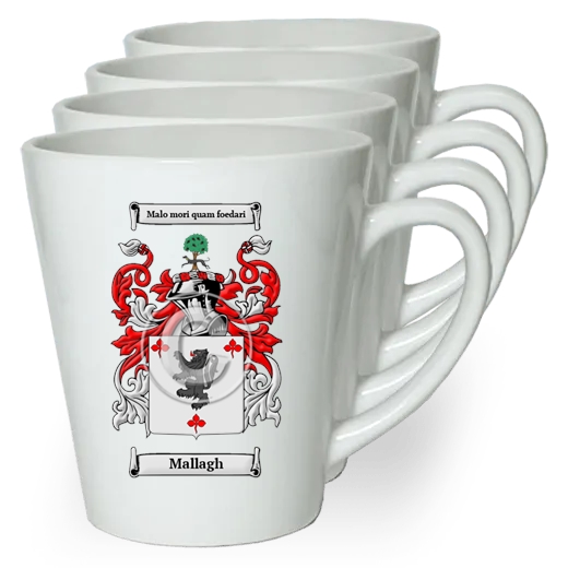 Mallagh Set of 4 Latte Mugs