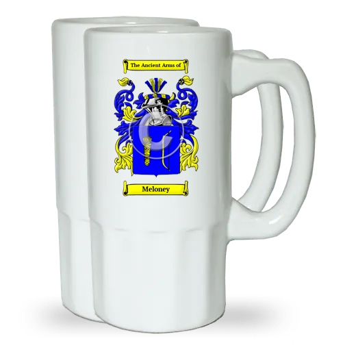 Meloney Pair of Beer Steins