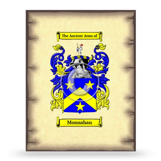 Monnahan Coat of Arms Print