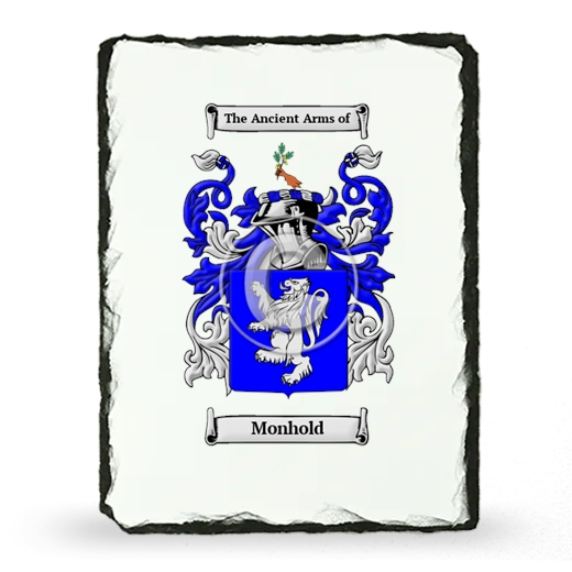 Monhold Coat of Arms Slate