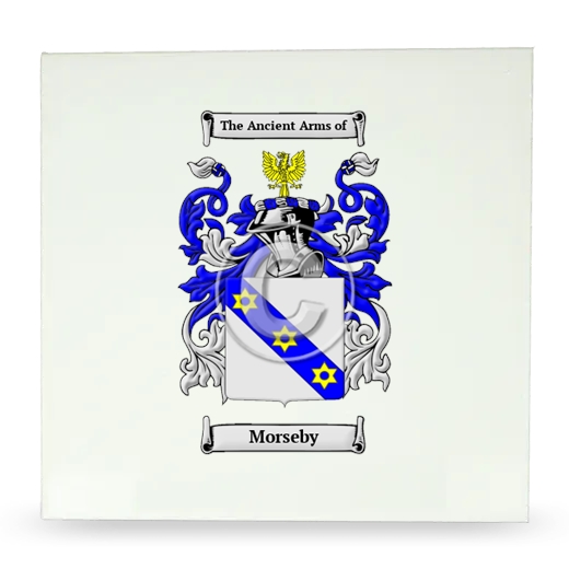 Morseby Large Ceramic Tile with Coat of Arms