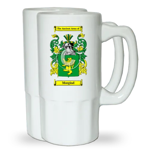 Morgind Pair of Beer Steins