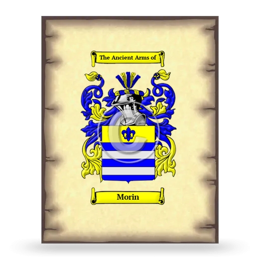 Morin Coat of Arms Print