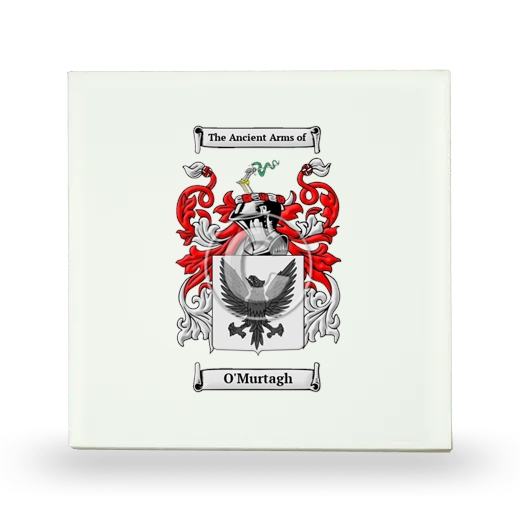 O'Murtagh Small Ceramic Tile with Coat of Arms