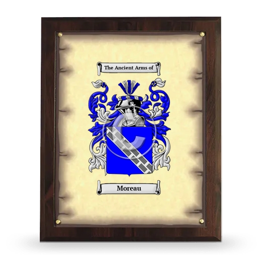 Moreau Coat of Arms Plaque