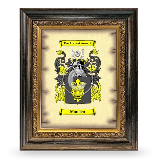 Morelen Coat of Arms Framed - Heirloom