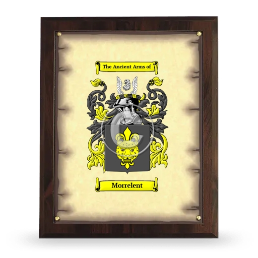 Morrelent Coat of Arms Plaque