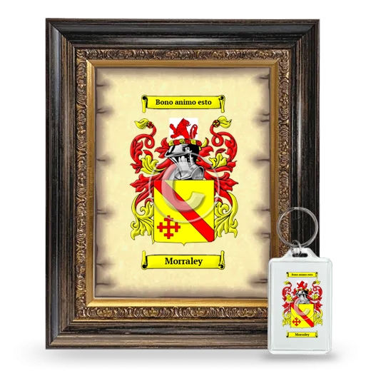 Morraley Framed Coat of Arms and Keychain - Heirloom